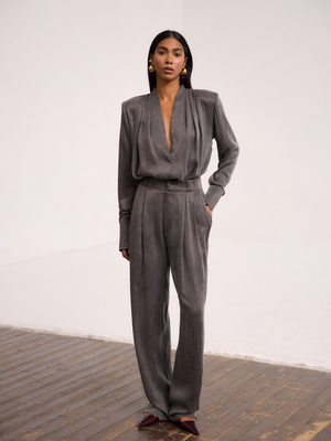 EDIE TALL GREY PANTS