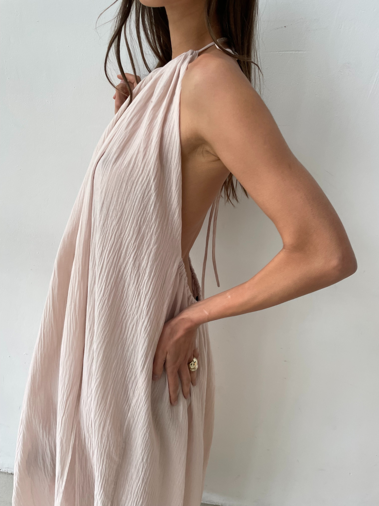 Pale pink hotsell beach dress