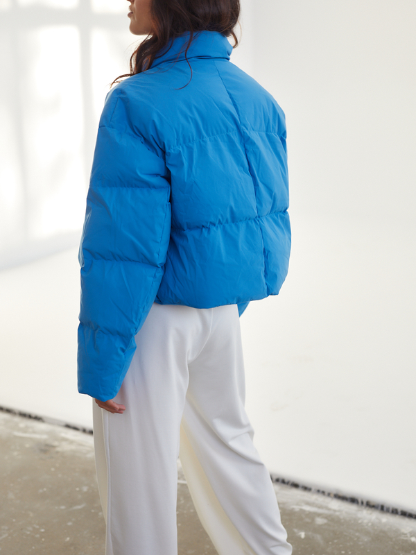 PUFFER BLUE JACKET