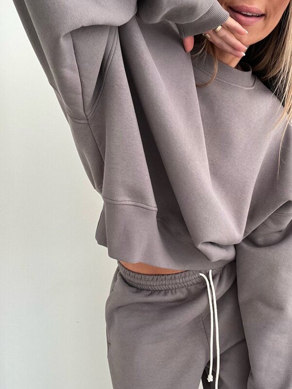 RUBY DARK GREY SWEATSHIRT