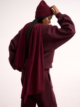 CASHMERE BURGUNDY SCARF 