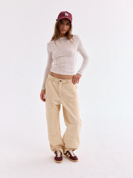 TREVOR BEIGE CARGO PANTS