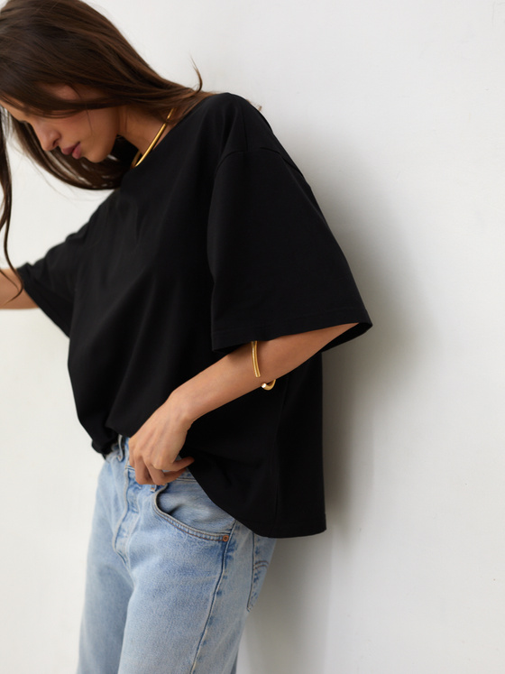 BASIC BLACK T-SHIRT 