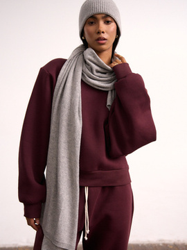 CASHMERE GREY SCARF 