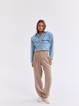 EDIE BEIGE TALL PANTS