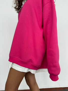 HOT PINK SWEATSHIRT