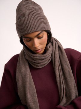 CZAPKA CASHMERE BROWN