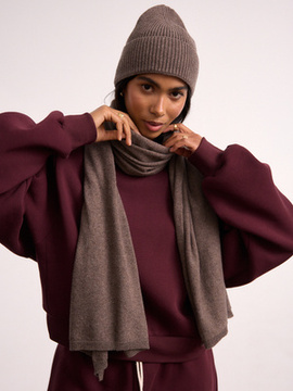 CASHMERE BROWN SCARF 