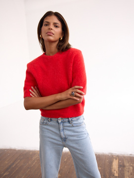 MISTY RED SWEATER