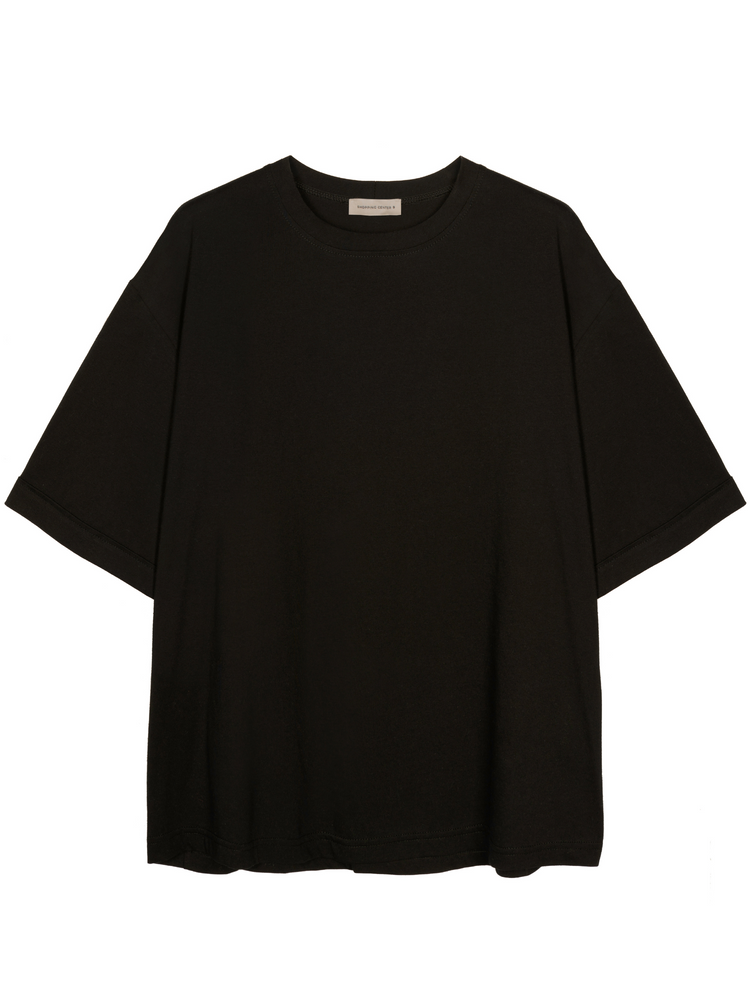 O-NECK BLACK T-SHIRT